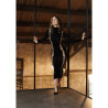 Shade by Le Désir Robe Longue à Col Roulé CarmeNoir